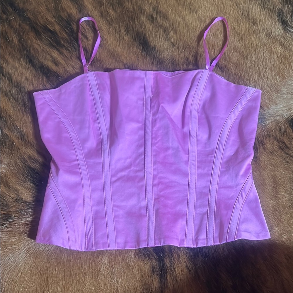 Pink corset